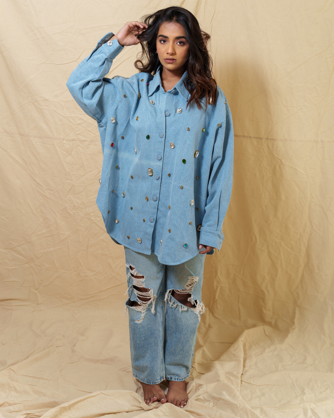 Meridith denim shirt